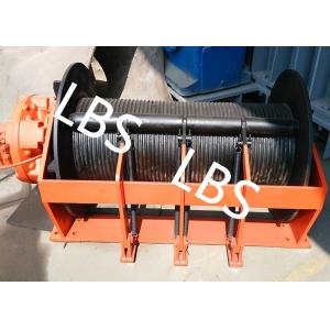 China Portable Small Hydraulic Cable Winch With Hydraulic Motor 10KN - 400KN supplier