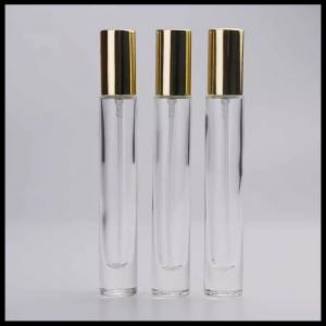 Glass Material Perfume Spray Bottles , Small Empty Spray Bottles Round Long Shape