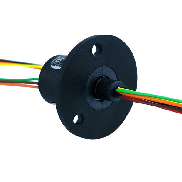 OD 12.4mm 6 Circuit Slip Ring 2A Flanged For Smart Home Security Monitoring