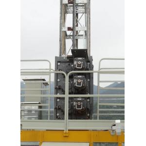 Low Starting Current Buck Hoist Elevator , Rack & Pinion Elevator Cage Height Internal 2.35M