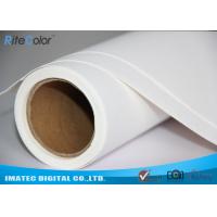 China 410Gsm Inkjet Printing Canvas Roll , Water Resistant Printable Canvas Paper Roll on sale