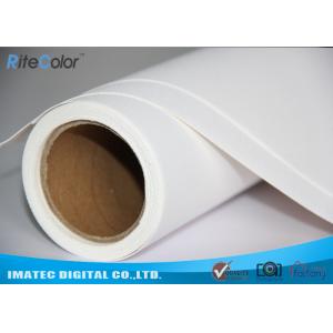 China 410Gsm Inkjet Printing Canvas Roll , Water Resistant Printable Canvas Paper Roll supplier