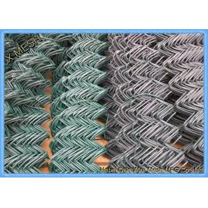 5 Feet Galfan Coated Steel Chain Link Fence Panels , Chain Wire Fencing