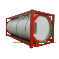 China 316 Stainless Steel 20 FT ISO Bulk Liquid Tank Container For Hazardous Liquids on sale