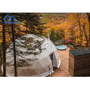 Starry Sky Glamping Hotel Tent Breathable Waterproof Lightweight With Dome Design Large Luxury Camping Tent