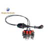 China 2 Spool 250 Bar Monoblock Control Valve Cable Joystick With Button wholesale