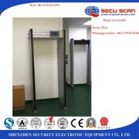China weatherproof 33 zones walk through metal detector for government, oil company, office on sale