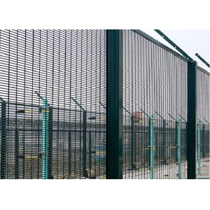 China 358 Anti Climb Security Fence Galvanized Steel Mesh 76.2mm x 12.7mm wholesale