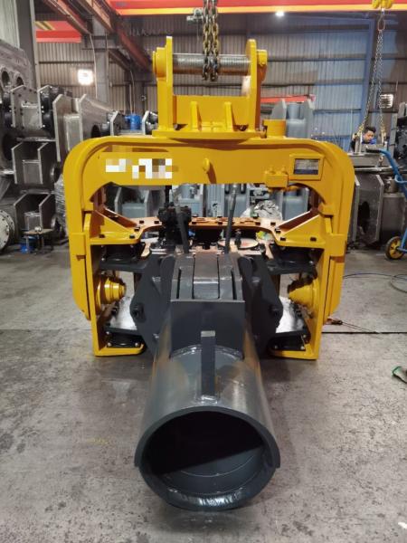 Customized  Vibratory Hammer Pile Driver Excavator Attachment