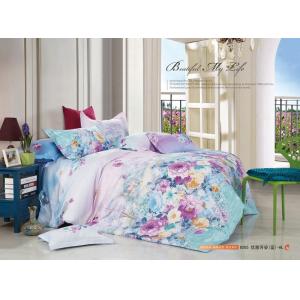 China Colorfule 4 Piece Bedroom Bedding Sets , Butterfly / Flower Printed Bedding Sets supplier
