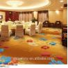 Hot sales bright color flower printed luxury hotel carpet