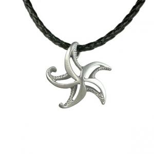 Starfish Necklace Pendant- Beach Theme Gift for Women Sea Star Necklace Gifts for Beach Lovers
