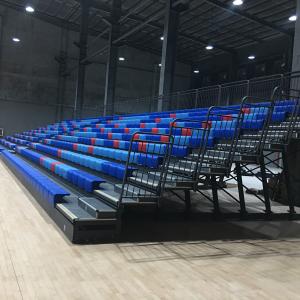 HDPE Material Audience Systems Retractable Seating For Fixed Grandstand