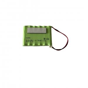 China Cyllndrlcal 7.2V NiMH Battery Pack AAA 750mAh with Connector supplier