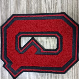 China Colored Embroidered Cloth Patch Large Pattern Logo Towel Chenier supplier