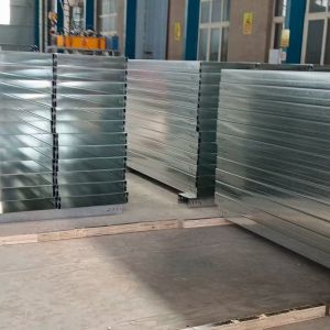 China Galvanized Steel Slotted Cable Tray System for Power Line Protection and Structured Cabling in Commercial Wiring Projects on sale