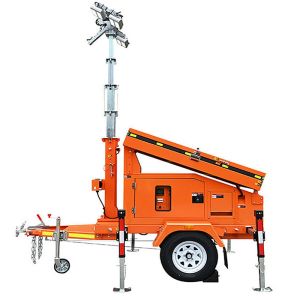 Solar Lighting Towers Beam Angle 350° High Output Solar Lights Construction Sites Portable Solar Light Tower