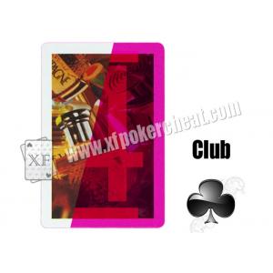 China Gambling Laser Invisible Plastic Marked Playing Cards With Glasses supplier