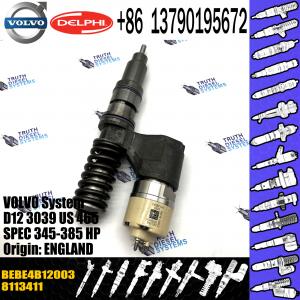 engine fuel injector common rail fuel injector 8113411 BEBE4B12003 for FH12 FM12 NH 12 with genuine quality