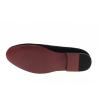 China Business Mens Velvet Smoking Slippers Embroidered Mens Red Suede Loafers wholesale