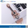 Promotion gift PVC material and guitar shape music instruments usb flash drive