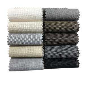 China PVC Coated Waterproof Sunscreen Shading Fabric For Indoor Roller Shades supplier