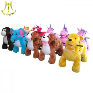 Hansel wholesale toy horse walking amusement park toys sale funfair animal rides