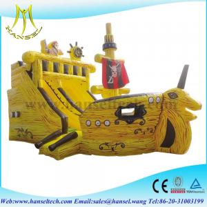 China Hansel terrfic inflatable pirate ship slide amesement equipment supplier