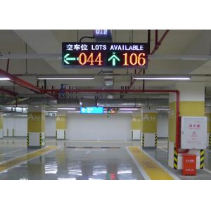 7000nit VMS Parking Guidance Long Lifespan Vehicle Counting System