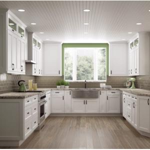 Paint Door Finish Solid Wood Kitchen Cabinets Solid Wood Material Blum / Dtc Hardware