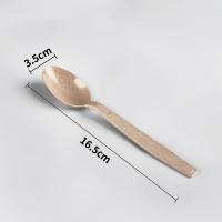 Enviromentally 165 mm Wheat Spoon for catering event 1/1000pcs