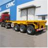 CIMC 20 Ft Shipping Container Trailer With Tri Axle Chassis