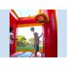 China Colorful 7 In 1 Frozen Inflatable Bouncy castle With Slide N Obstacles for kids fun wholesale
