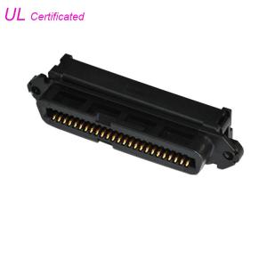 China 50 Pin Receptacle IDC Female Champ Connector 25pairs Crimping Type with Wire Clip supplier