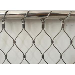 China Stainless Steel 2mm 60x60mm Wire Rope Mesh supplier