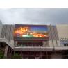 China RGB Outdoor Full Color LED Screen P10 SMD Video Wall 4500cd/m2 Brightness 200-800W wholesale