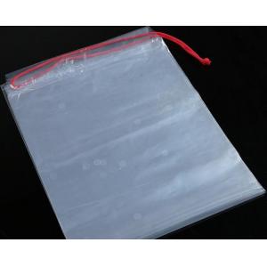 Biodegradable Hanger Hook Plastic Underwear Packaging Bags With Hanger, Frosted Hook Bag Button Opening