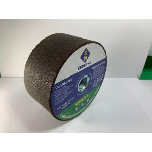 China 4 Inch Abrasive Green Silicon Carbide Grinding Stone With 5/8-11 Thread For Granite Marble 4X2X5/8-11,120 Grit supplier