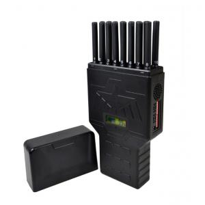 China 1600MHZ Handheld Portable Cell Phone Jammer 2G 3G 4G WiFi Bluetooth supplier
