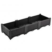 China Drainable Garden Self Watering Planter Box On Wheels Frost Resistance on sale