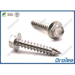 China A2/304/410 Stainless Steel Hex Flange Head Self-tapping Wood Screw, Type 17 supplier