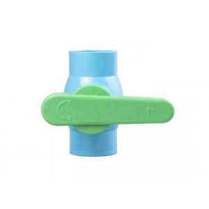 China Plastic PVC Ball Valve ABS Handle Socket For Water Control supplier
