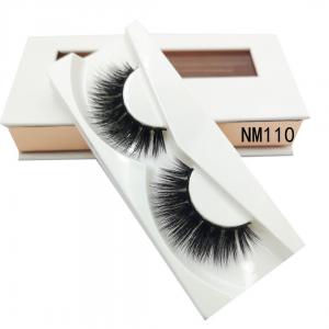China Super Length 3D Faux Mink Eyelashes Handmade Reusable False Eyelashes Natural Look wholesale