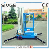 China Electrical Aluminum Work Platform 8m Working Height For Indoor / Outdoor Aerial Works on sale