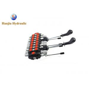 China 24 Gpm Hydraulic Sectional Valve SD8 With Joysticks Manual Hydraulic Control Valve supplier