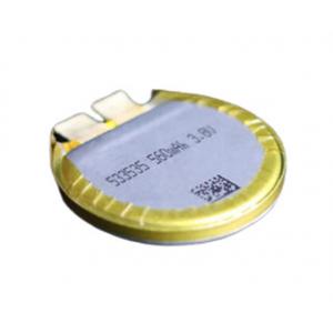 3.7V 560mAh Novel Round Lithium Ion Battery Smart Watch 533535