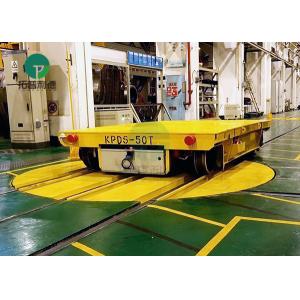 China Motorized Industrial Turntable On Cross Rails For Mold Transfer Trolley supplier