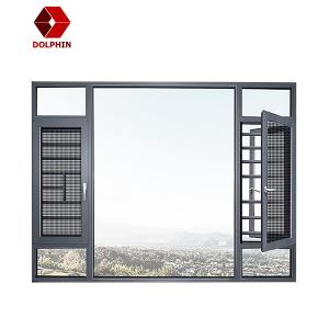 Swing / Push Out Aluminium Casement Window For Home Bedroom Kitchen