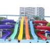 China High Speed Water Slide , Aqua Park Swimming Pool Kids / Adult Body Water Slide wholesale