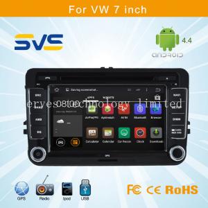 China Android 4.4 car dvd player GPS navigation for VW 7 inch/ Volkswagen sagitar/passat B6/polo supplier